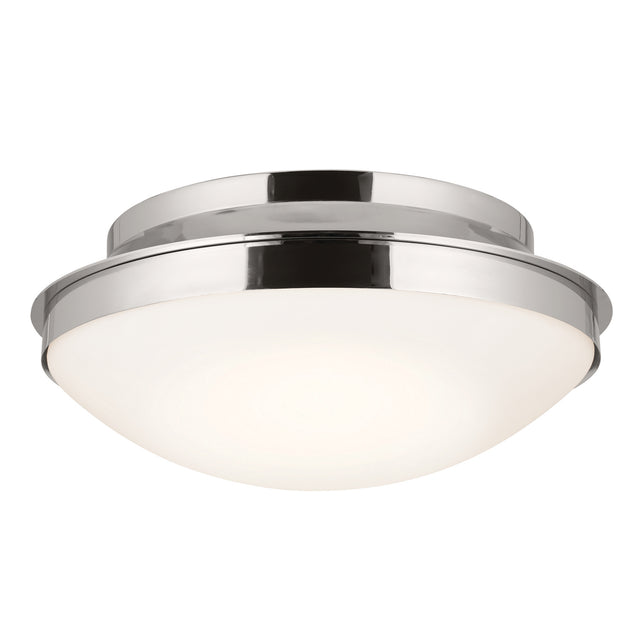 Bretta Outdoor (Damp) Flush Mount Ceiling Light by Kichler