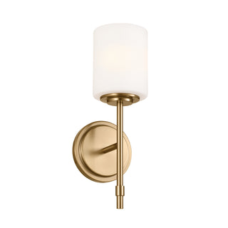 Buy brushed-natural-brass Ali Outdoor (Damp) Sconce by Kichler