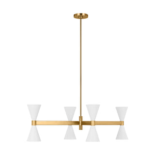 Buy matte-white Albertine Outdoor (Damp) Chandelier by Visual Comfort Studio