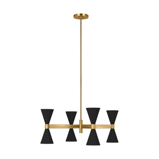 Buy midnight-black-with-midnight-black-glass Albertine Outdoor (Damp) Chandelier by Visual Comfort Studio