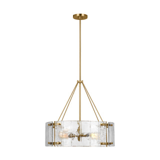 Buy burnished-brass Calvert Outdoor (Damp) Chandelier by Visual Comfort Studio