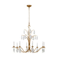 Shannon Outdoor (Damp) Chandelier by Visual Comfort Studio