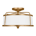Stonington Outdoor (Damp) Flush Mount Ceiling Light by Visual Comfort Studio
