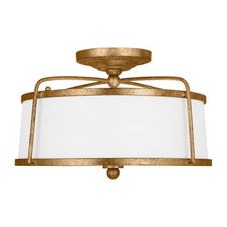Stonington Outdoor (Damp) Flush Mount Ceiling Light by Visual Comfort Studio
