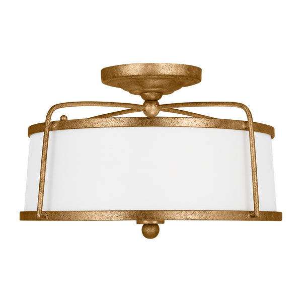 Stonington Outdoor (Damp) Flush Mount Ceiling Light by Visual Comfort Studio