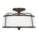 Stonington Outdoor (Damp) Flush Mount Ceiling Light by Visual Comfort Studio