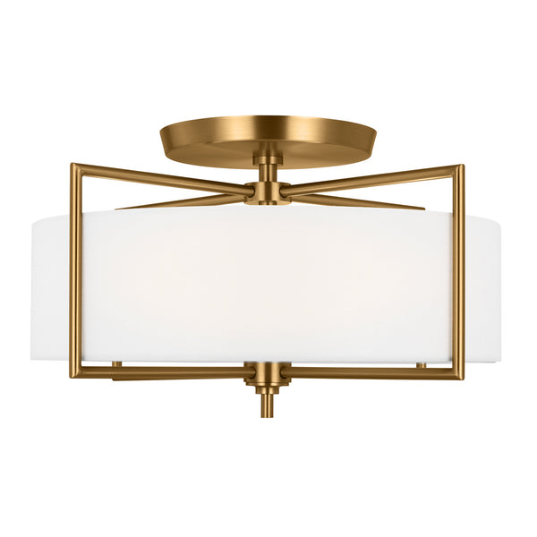 Perno Outdoor (Damp) Semi-Flush Mount Ceiling Light by Visual Comfort Studio