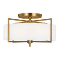 Perno Outdoor (Damp) Flush Mount Ceiling Light by Visual Comfort Studio
