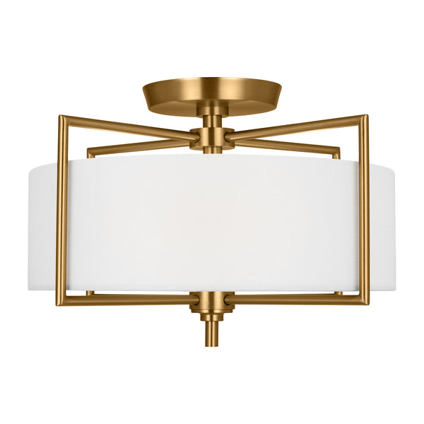 Perno Outdoor (Damp) Semi-Flush Mount Ceiling Light by Visual Comfort Studio