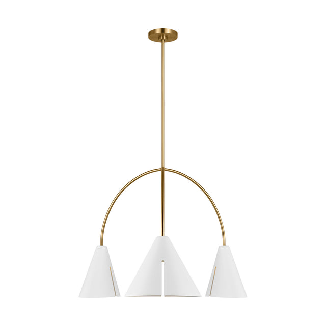 Cambre Outdoor (Damp) Chandelier by Visual Comfort Studio