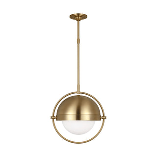 Buy burnished-brass Bacall Outdoor (Damp) Pendant by Visual Comfort Studio