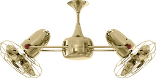 Buy polished-brass-finish-with-polished-brass-blades Duplo-Dinamico Ceiling Fan by Matthews Fan Company