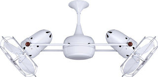 Buy gloss-white-finish-with-white-blades Duplo-Dinamico Ceiling Fan by Matthews Fan Company