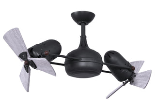 Buy matte-black-finish-with-barn-wood-tone-blades Dagny Ceiling Fan by Matthews Fan Company
