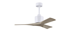 Buy matte-white-finish-with-gray-ash-tone-blades Nan Ceiling Fan by Matthews Fan Company
