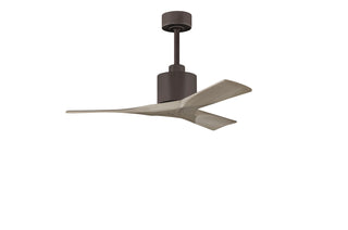 Buy textured-bronze-finish-with-gray-ash-tone-blades 3-Blades Nan Matthews Fan Company by Matthews Fan Company