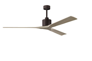 Buy textured-bronze-finish-with-gray-ash-tone-blades Nan XL Ceiling Fan by Matthews Fan Company