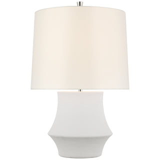 Buy plaster-white Lakmos Table Lamp by Visual Comfort Signature