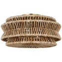 Antigua Outdoor (Damp) Flush Mount Ceiling Light by Visual Comfort Signature