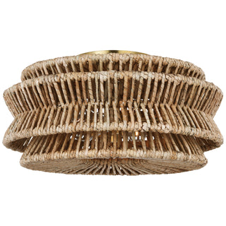 Antigua Outdoor (Damp) Flush Mount Ceiling Light by Visual Comfort Signature