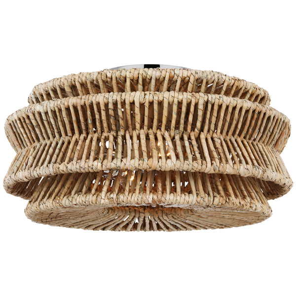 Antigua Outdoor (Damp) Flush Mount Ceiling Light by Visual Comfort Signature