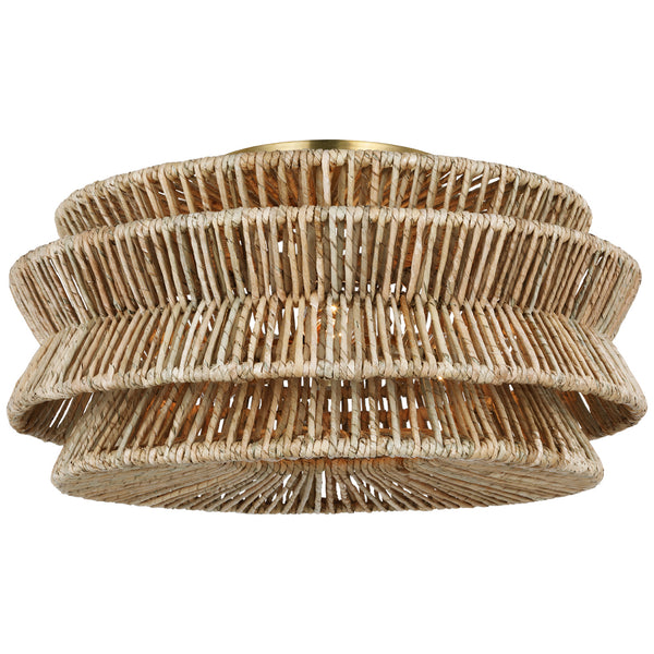 Antigua Outdoor (Damp) Semi-Flush Mount Ceiling Light by Visual Comfort Signature