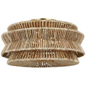 Antigua Outdoor (Damp) Flush Mount Ceiling Light by Visual Comfort Signature