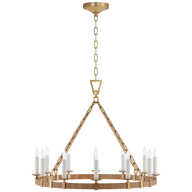 Darlana Wrapped Outdoor (Damp) Chandelier by Visual Comfort Signature