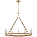 Darlana Wrapped Outdoor (Damp) Chandelier by Visual Comfort Signature