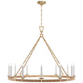 Darlana Wrapped Outdoor (Damp) Chandelier by Visual Comfort Signature