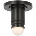 Top Hat Outdoor (Damp) Flush Mount Ceiling Light by Visual Comfort Signature