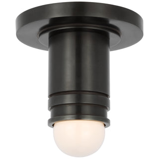 Top Hat Outdoor (Damp) Flush Mount Ceiling Light by Visual Comfort Signature