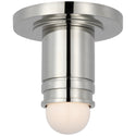 Top Hat Outdoor (Damp) Flush Mount Ceiling Light by Visual Comfort Signature