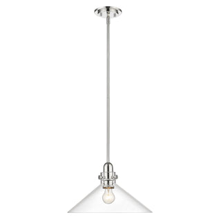 Buy polished-nickel-with-clear-glass-glass-and-clear-shade Dwyer Pendant by Acclaim Lighting