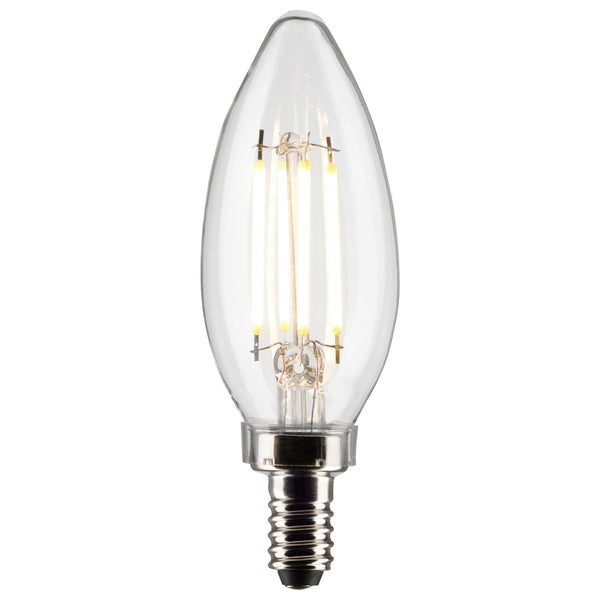 Torpedo 4 Watt E12 B11 120V Outdoor (Wet)LED 4000k Light Bulb by Satco