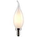 Flame Tip 4 Watt E12 CA10 120V Outdoor (Wet)LED 4000k Light Bulb by Satco