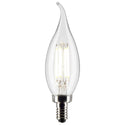Satco Flame Tip Light Bulb