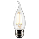 Satco Flame Tip Light Bulb