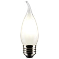 Flame Tip 4 Watt E26 CA10 120.00V LED 2700k Light Bulb by Satco