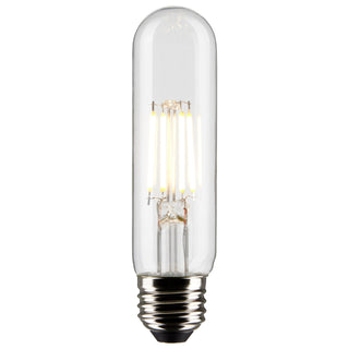 Buy clear-and-clear-shade Tubular 5 Watt E26 T10 120.00V LED 5000k Light Bulb by Satco