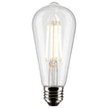 Antique 8 Watt E26 ST19 120V Outdoor (Wet)LED 2700k Light Bulb by Satco