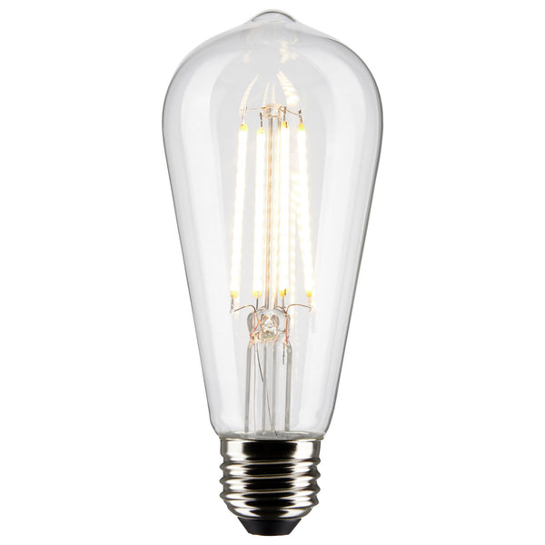 Antique 8 Watt E26 ST19 120V Outdoor (Wet)LED 2700k Light Bulb by Satco