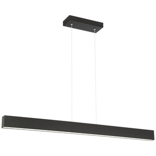 Buy matte-black-with-acrylic-lens-glass-and-white-shade Form Pendant by Access