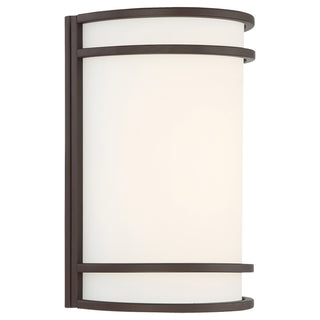 Buy bronze-with-frosted-glass-and-frosted-shade Lola Outdoor (Damp) Sconce by Access