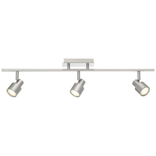 Buy brushed-steel-and-metal-shade Lincoln Rail Mounted Track Light by Access