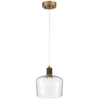 Buy antique-brushed-brass-with-seeded-glass-glass-and-clear-seedy-shade Port Nine Chardonnay Outdoor (Damp) Pendant by Access