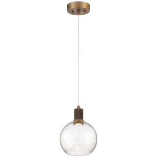 Buy antique-brushed-brass-with-seeded-glass-glass-and-clear-seedy-shade Port Nine Burgundy Outdoor (Damp) Pendant by Access