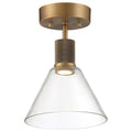 Port Nine Martini Outdoor (Damp) Semi-Flush Mount Ceiling Light by Access