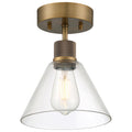 Port Nine Martini Outdoor (Damp) Semi-Flush Mount Ceiling Light by Access