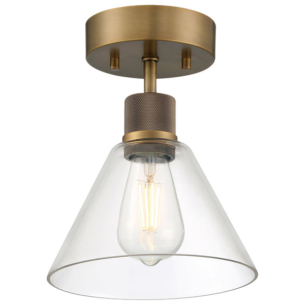 Port Nine Martini Outdoor (Damp) Semi Flush Mount Ceiling Light by Access